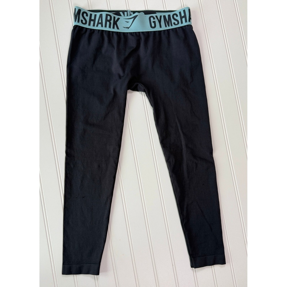 Gymshark XS Athletic Leggings Logo Waistband Workout‎ Training Running